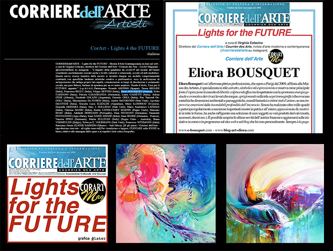 Corriere dell arte lights 4 the future - eliora bousquet 